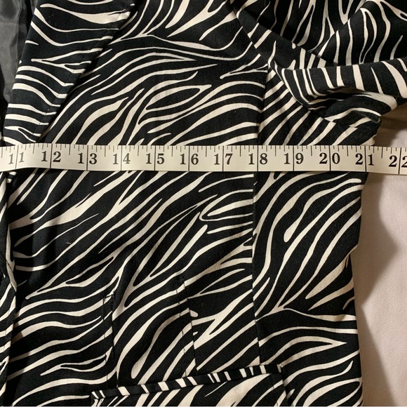 Elementz Zebra Print Blazer/ Jacket Size L - Picture 8 of 12